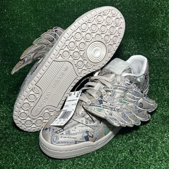 Adidas x Jeremy Scott Forum 84 Low Wings Money Men’s Size 11 GX6393 main image 5